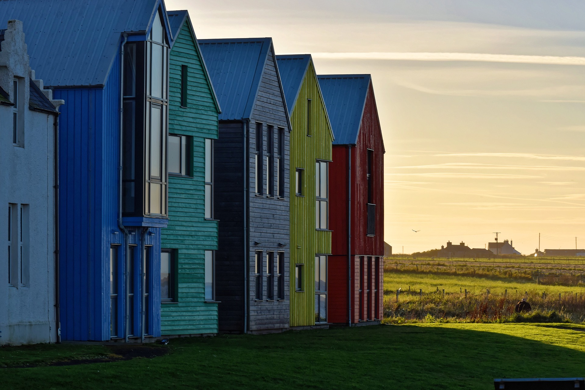 colorful houses